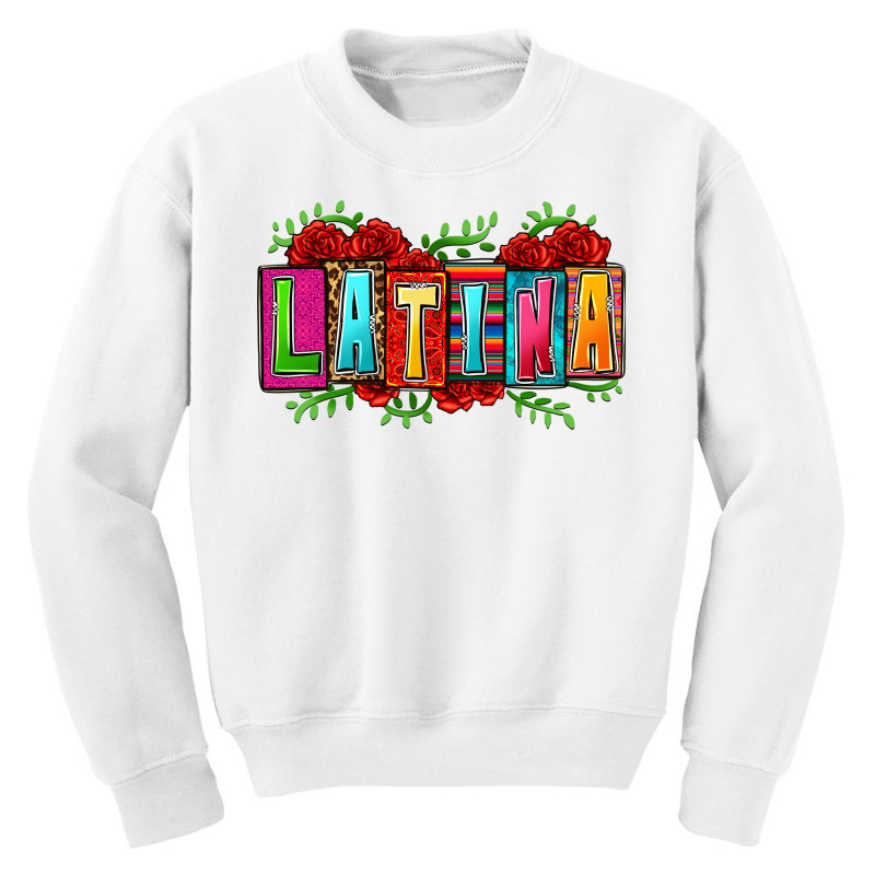 Latina Youth Sweatshirt by FaDigitalArtStudio | Artistshot