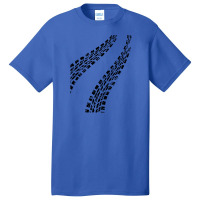 Distressed Tire Tracks Basic T-shirt | Artistshot