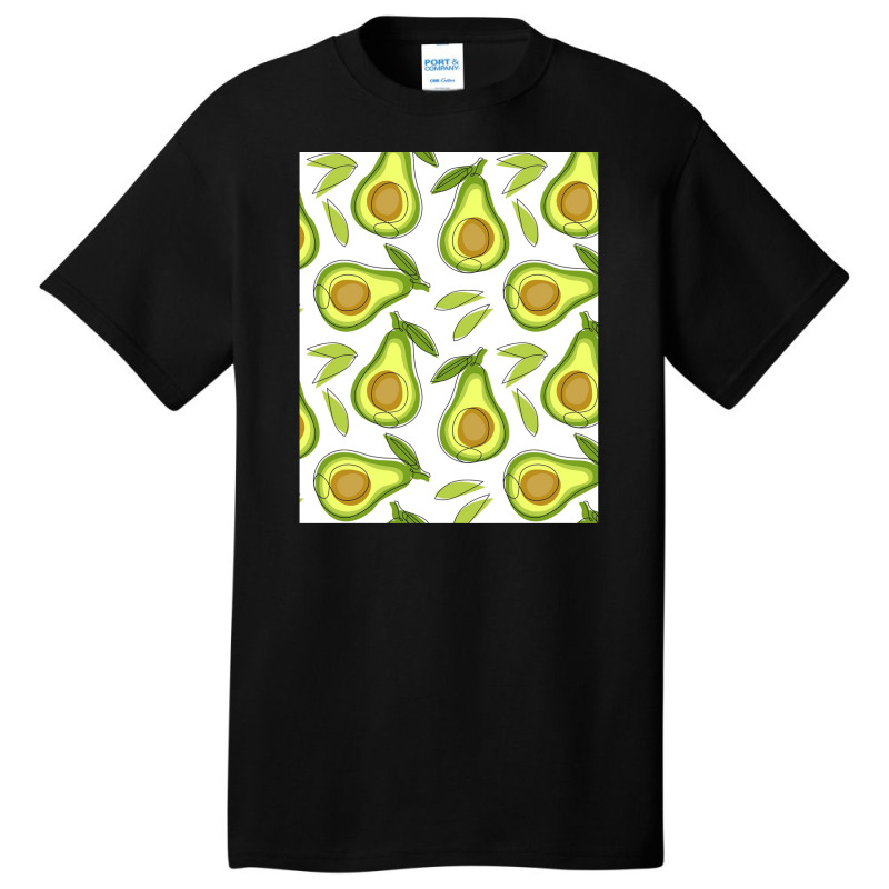 Cartoon Fruits And Adorable Soft Kiwi Basic T-shirt | Artistshot