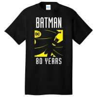 B.at.man 80 Years Basic T-shirt | Artistshot