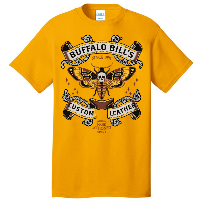 Buffalo Bill's Custom Leather Basic T-shirt by Konlasa6638 | Artistshot