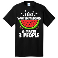 Watermelon  Shirt Watermelon Fruit Slice   2143 Basic T-shirt | Artistshot