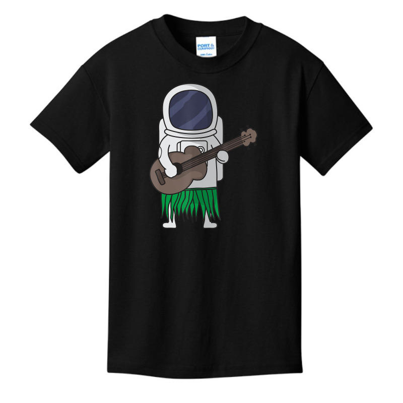 Astronaut Outer Space Ukulele Luau Cute Hawaii Basic Youth T-shirt | Artistshot