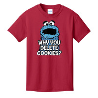 Why You Delete Cookies Random Monster Parody Sarcastic Fun T Shirt Basic Youth T-shirt | Artistshot