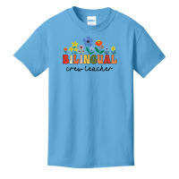 Dual Language Bilingual Crew Teacher Appreciation T Shirt Basic Youth T-shirt | Artistshot