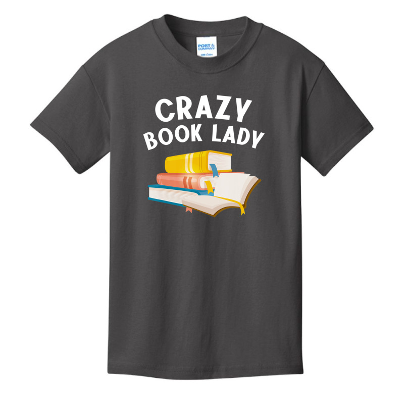 Book Women Girls Book Lover Bookworm Librarian Basic Youth T-shirt by cm-arts | Artistshot