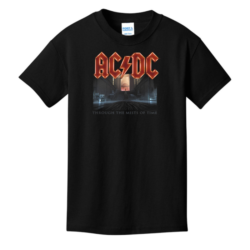 A.c.d.c Through The Mists Of Time Basic Youth T-shirt by Spinachcasino | Artistshot