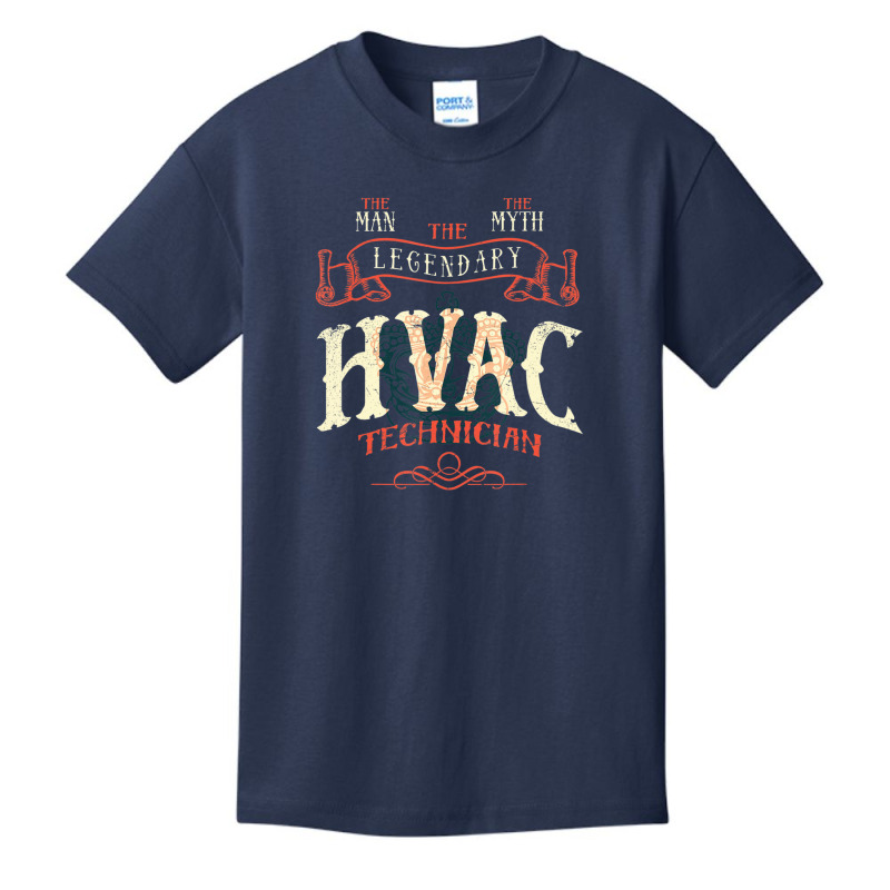 The Man The Myth Hvac Technician Ac Tech Repairman Basic Youth T-shirt by cm-arts | Artistshot