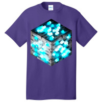 Block Diamond Ore 3d Basic T-shirt | Artistshot