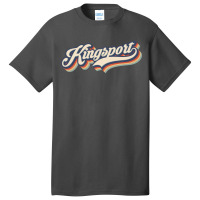 I Love Kingsport City Usa Retro Vintage Basic T-shirt | Artistshot