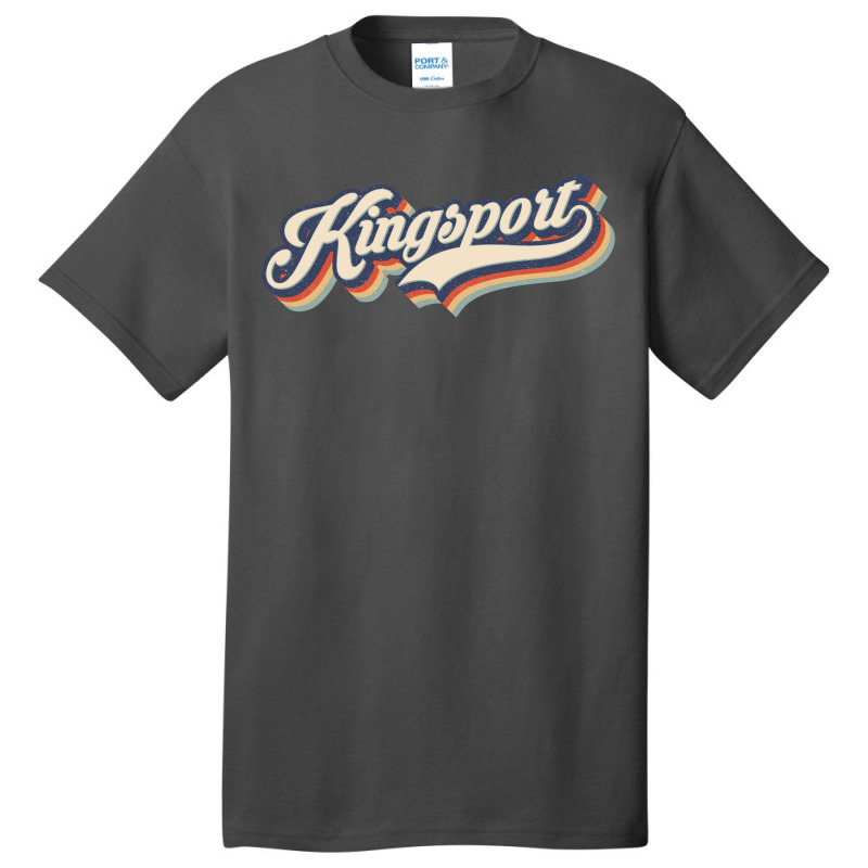 I Love Kingsport City Usa Retro Vintage Basic T-shirt | Artistshot