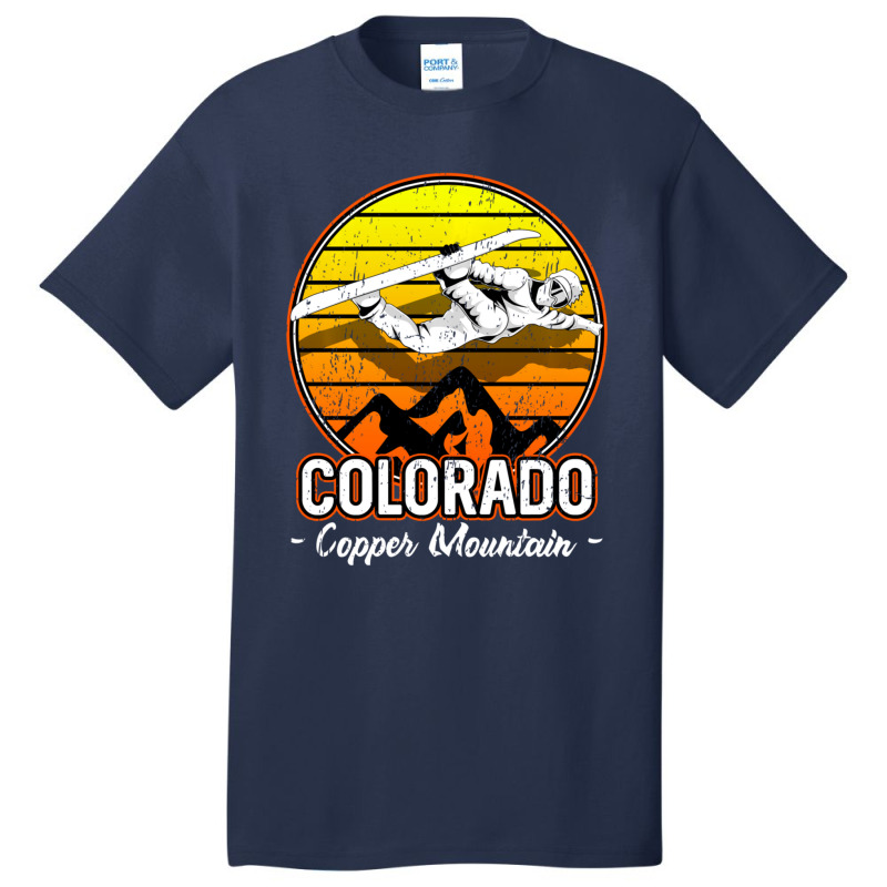 Copper Mountain Colorado Snowboarding Basic T-shirt | Artistshot