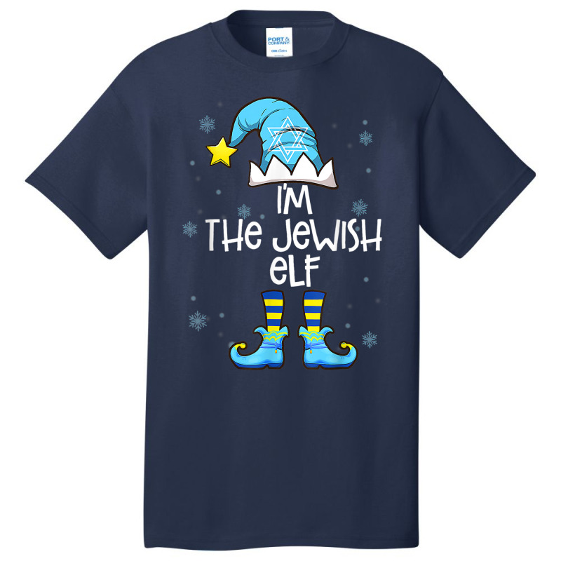 Happy Christmukkah Jewish I'm The Jewish Elf Christmas Xmas Basic T-shirt | Artistshot