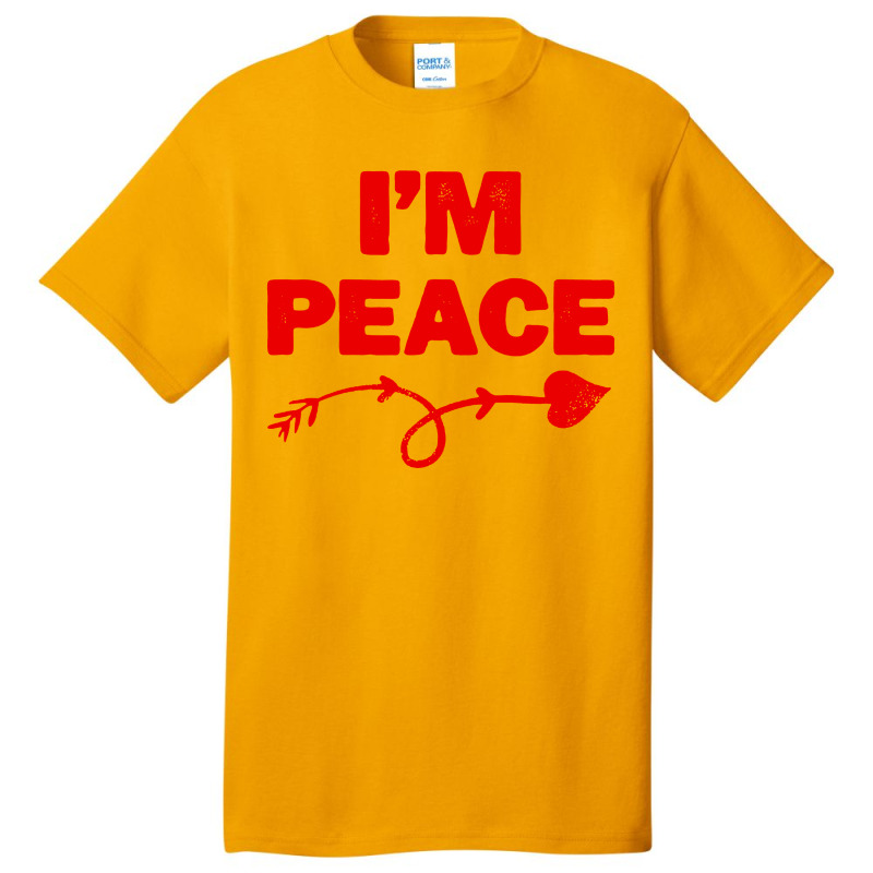 I'm Peace Apparels Funny Couple's Matching Basic T-shirt | Artistshot