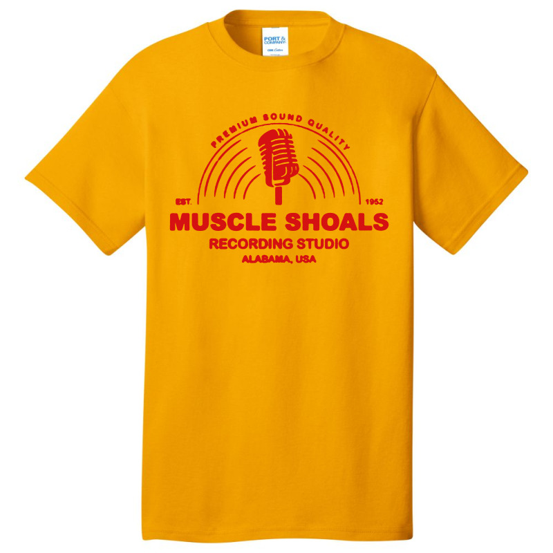 Muscle Shoals Recording Studio Basic T-shirt by nbobatiga | Artistshot