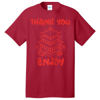 Chinese Food Take Out Thank You Enjoy House Chinese Take Out Raglan Ba Basic T-shirt | Artistshot