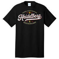 Heidelberg Germany Vintage Souvenir Travel Heidelberg Basic T-shirt | Artistshot