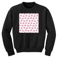 Simple Pink Flowers Youth Sweatshirt | Artistshot