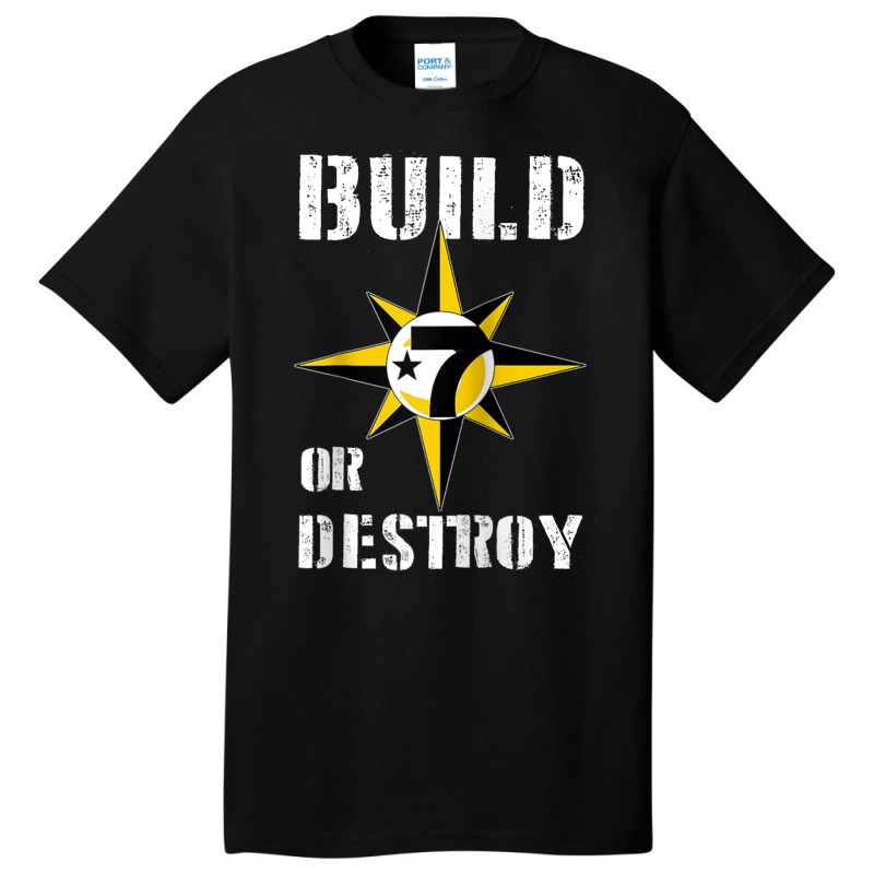 Build Or Destroy Mathematics Allah 5 Percent Godbody Nge God Raglan Ba Basic T-shirt | Artistshot