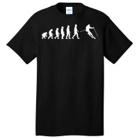 Skiing Skier Ski Winter Sports Mountains Ski Racing Alpine T Shirt Basic T-shirt | Artistshot