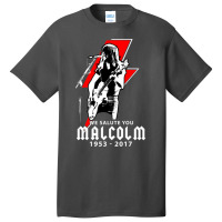 Malcolm Young Malcolm Young  We Salute You Basic T-shirt | Artistshot