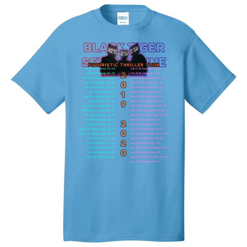 Black Tiger Sex Machine Tour 2019 2020 Basic T-shirt by sefavuji880819 | Artistshot