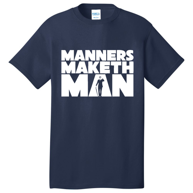 Manners Maketh Man Basic T-shirt by cm-arts | Artistshot