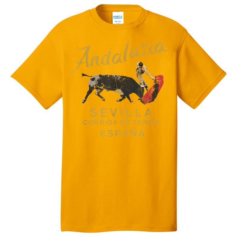 Spain Seville Bullfight Andalusia Vintage Basic T-shirt | Artistshot