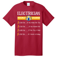 Electrician Shirt Ibew Union Dad T Shirt Retired Master Gift Basic T-shirt | Artistshot