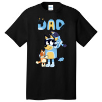 Dad Playing Son And Daughter Basic T-shirt | Artistshot