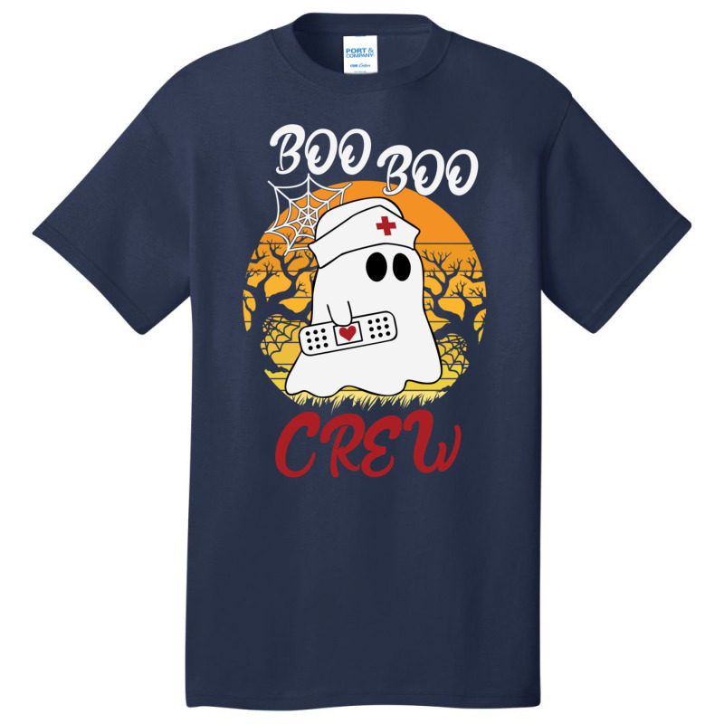 Halloween Nurse Boo Boo Crew With Bandage Basic T-shirt | Artistshot