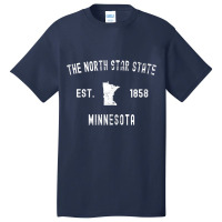 Minnesota The North Star State Mn Vintage Athletic Style Tank Top Basic T-shirt | Artistshot