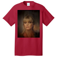 Olivia Newtonjohn  Totally Hot Portrait. Graphic Basic T-shirt | Artistshot