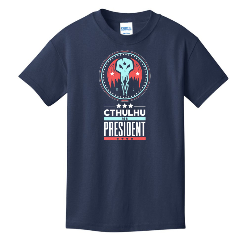 Vote Cthulhu For President Sarcastic Political Satire Premium T Shirt Basic Youth T-shirt by cm-arts | Artistshot