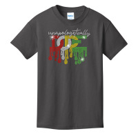 Unapologetically Dope Bling Rhinestone Black Girl Christmas T Shirt Basic Youth T-shirt | Artistshot