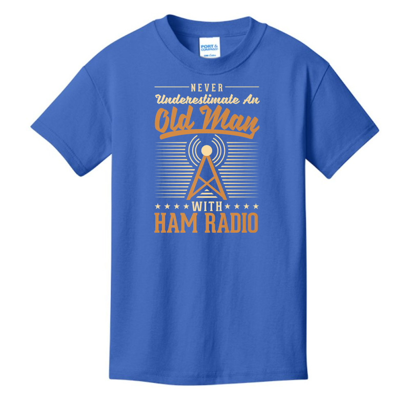 Amateur Radio Operator Old Man Amateur Radio Premium T Shirt Basic Youth T-shirt by cm-arts | Artistshot