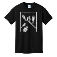 Joshua Tree Linocut Print   White Ink Tank Top Basic Youth T-shirt | Artistshot