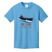 American World War 2 Naval Battleship Uss Missouri Long Sleeve T Shirt Basic Youth T-shirt | Artistshot