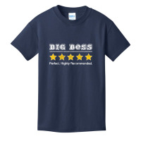 Mens Big Boss 5 Star Review. Perfect Funny Gift For Dad Big Boss Ragla Basic Youth T-shirt | Artistshot