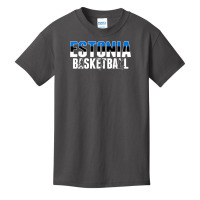 Estonia Basketball Lovers Jersey   Support Estonian Ballers T Shirt Basic Youth T-shirt | Artistshot