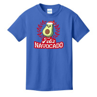 Feliz Navocado Navidad Avocado Santa Hat Merry Christmas Pullover Hood Basic Youth T-shirt | Artistshot