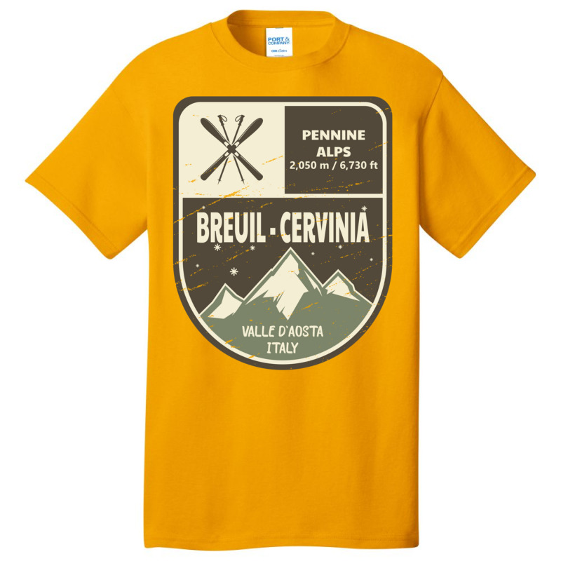 Breuil - Cervinia Pennine Alps Aosta Valley Italy Basic T-shirt | Artistshot