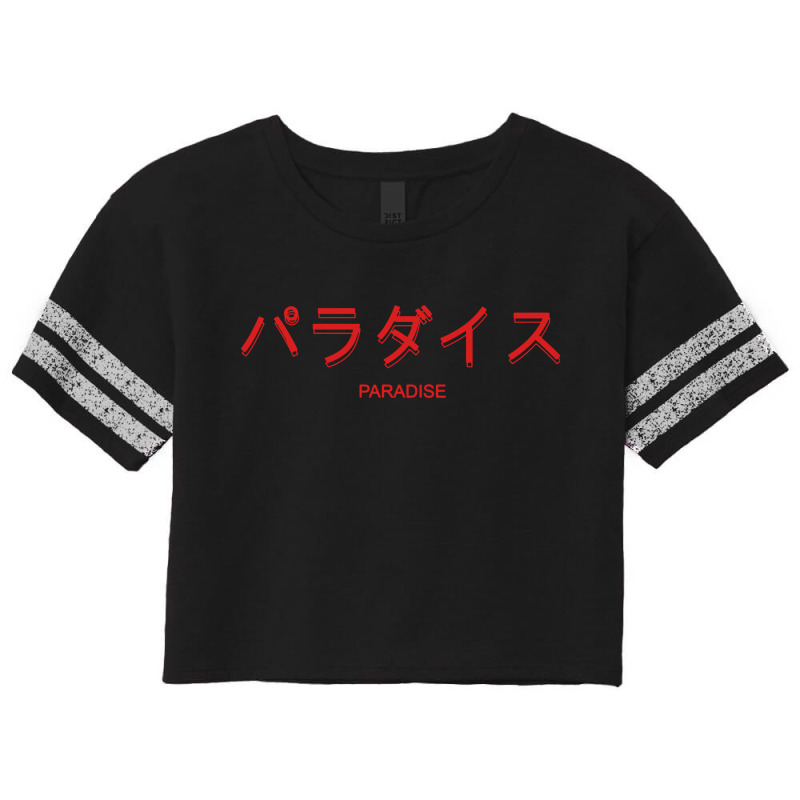 Paradise Scorecard Crop Tee by Lilin Art | Artistshot