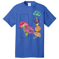 Carnation Sketchbook Page Basic T-shirt | Artistshot