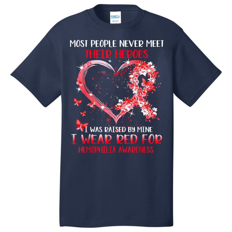 I Wear Red For Someone Special Hemophilia Awareness T Shirt Basic T-shirt by v8dycanel | Artistshot