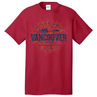 Canada Vacation Souvenir Vintage Vancouver Basic T-shirt | Artistshot