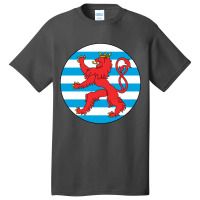 Luxembourg  Roundel Basic T-shirt | Artistshot