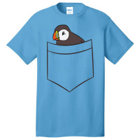 Puffin In The Pocket Seabird Iceland Pocket Puffin Basic T-shirt | Artistshot