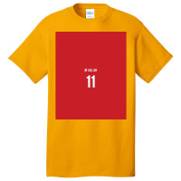 Mohammed Salah Liverpool 202122 Home Kit Graphic Basic T-shirt | Artistshot