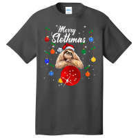 Merry Slothmas Christmas Pajama Cute Sloth Team Trending T Shirt Basic T-shirt | Artistshot